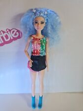 BARBIE MATTEL FASHIONISTAS 170 GRB61 BAMBOLA CAPELLI AZZURRI HAIR BLUE DOLL