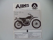 advertising Pubblicità 1975 MOTO ASPES HOPI 125 RGS