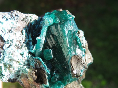 Minerali dioptasio verde - minerali,