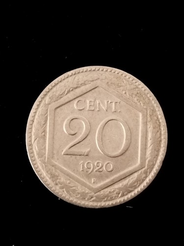 Centesimi esagono anno 1920 - 20,