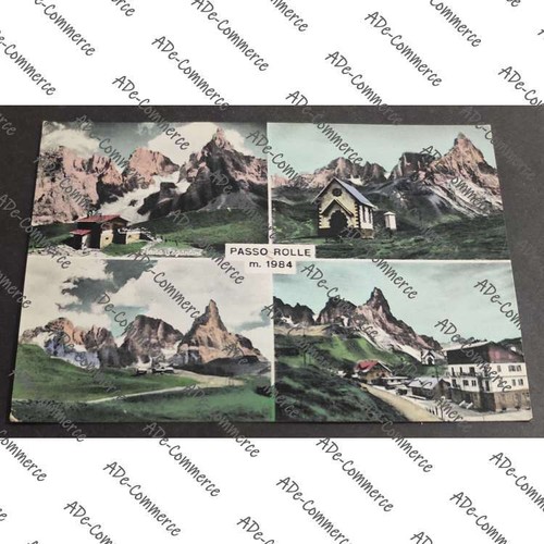 Cartolina passo rolle baita - passo,