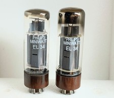 2 tubi EL34 6CA7 Philips
