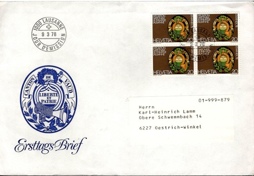 Svizzera lettera primo - , giorno