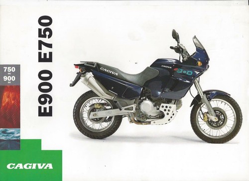 Depliant brochure cagiva - brochure,