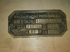 vecchia targa insegna VAGONE