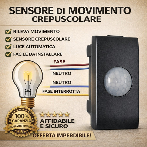 Sensore movimento e - sensore,