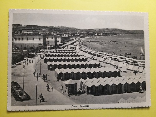 Fano spiaggia - (pesaro)., spiaggia-