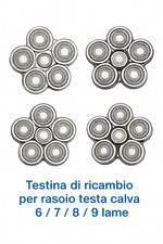 Testine ricambio per rasoio - testine, di