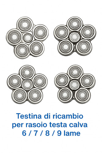 Testine ricambio per rasoio - testine,