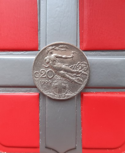 20 centesimi 1909 - (£),