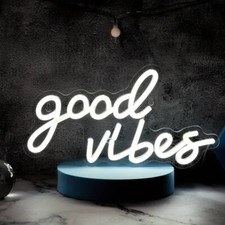 Scritta Led Good Vibes Luce
