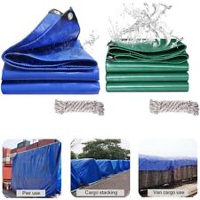 Telo di Copertura Impermeabile PVC Protettivo con Occhielli UV Antistrappo Multiuso per Camion