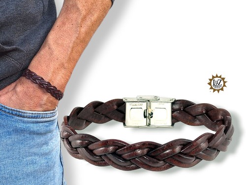 Bracciale uomo cuoio - uomo,