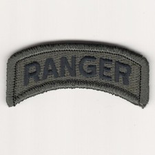 Ranger Tab Patch ACU Grigio Adatto per chiusure MARCA VELCRO®