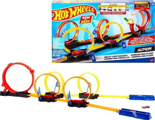 Hot wheels multi loop launch - hot,