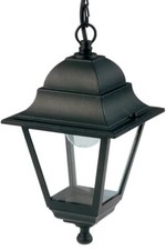 LANTERNA SOSPESA"CHARME"MINIQUADRATA CM.18X35 92599 Per Esterno Giardino Sospesa
