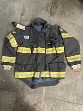 Giacca bunker Morning Pride Turnout Gear taglia 48 vecchio stile FDNY