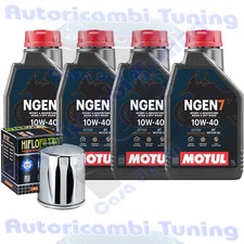 Kit Tagliando Olio Motul NGEN7 10W40 Filtro Per Harley Davidson XL1000 1984>1985