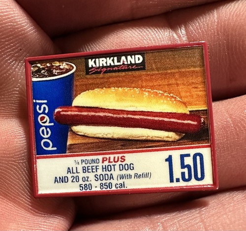 Spilla smaltata costco hotdog - costco,