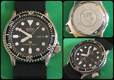 SEIKO QUARTZ-Diver 200m-vintage- 5H26-7A10 -scuba-Japan-day/date-stainless steel