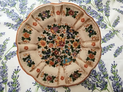 Vecchio piatto ceramica da - in,