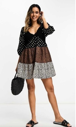 Mini abito babydoll