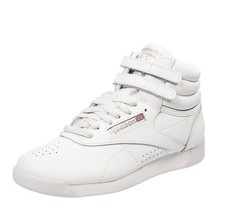 Reebok Freestyle High - Sneakers Alte In Pelle Bianco - Donna Scarpe Sneakers
