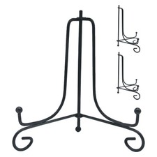  3 Pcs Supporto Per Piatti in Metallo Cavalletto Esposizione Di Foto