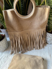 Borsa shopper c/ frange