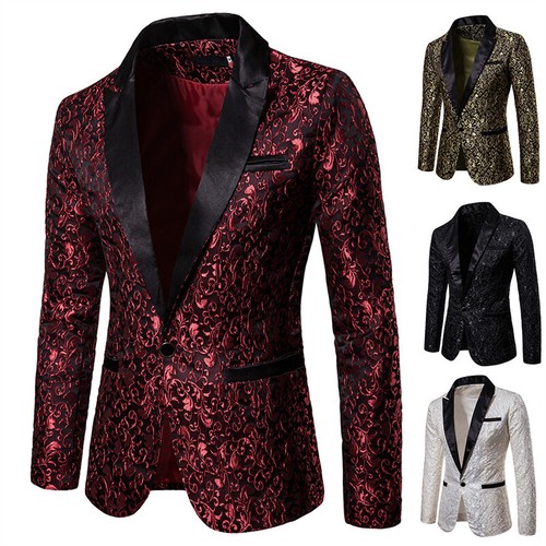 Tuta uomo testurizzata blazer
