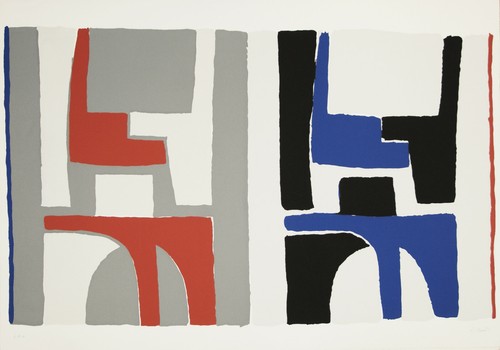 Serigrafia originale astratto - originale,