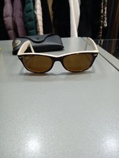 Ray-ban Rb2132 New Wayfarer Marrone Maculato  E Beige 55 Ottime  Originali W526