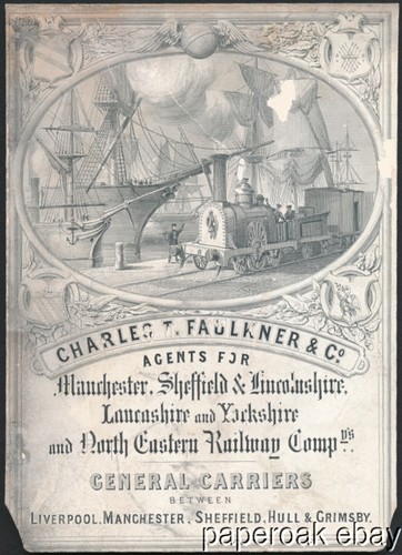 Rara carta commerciale ca1840