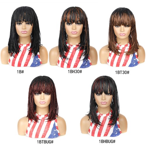 Parrucche corte bob trecce - parrucche, 14"