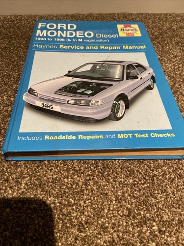Haynes manual 3465 ford - no., 3465.