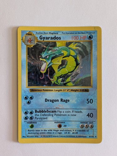 Gyarados 006 102 base set - set, holo