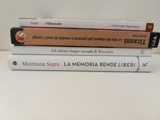 LOTTO 4 LIBRI OLOCAUSTO DITTATURA MUSSOLINI SHOA OLOCAUSTO  TIRANNI-Z18