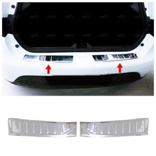 Per RENAULT CLIO IV HB 2012 AL 2019 Cromato Protezione Paraurti 2 pz ACCIAIO