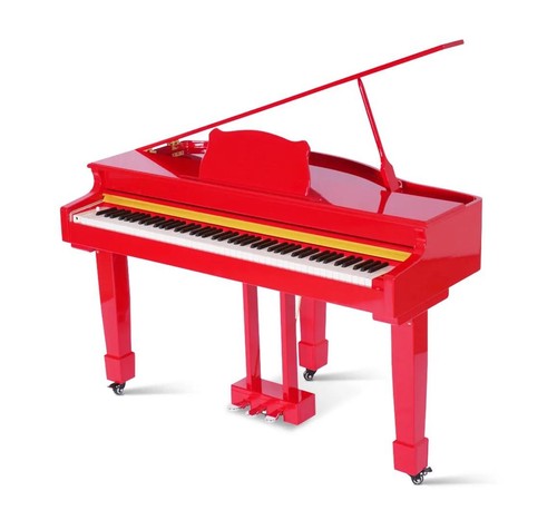 Pianoforte coda rosso - pianoforte,