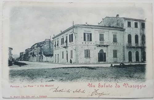 Cartolina viareggio pensione - cartolina,