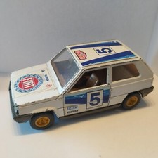 voiture VINTAGE voiture BURAGO FIAT PANDA 45 1:24 en l état RALLY MONTE CARLO