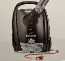 Severin S'Power Aspirapolvere Aspirapolvere Pavimenti 750W 8m Raggio HEPA Tubo Telescopico