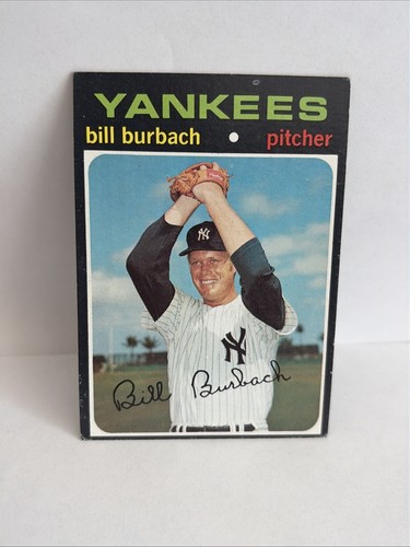 Bill burbach 1971 topps - bill,