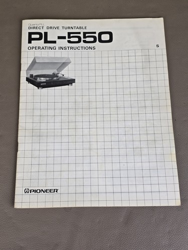 Pioneer 550 giradischi - pl-550,