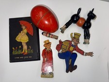 Lotto Lavoro/Pacchetto Giocattoli Antichi Vintage Rari