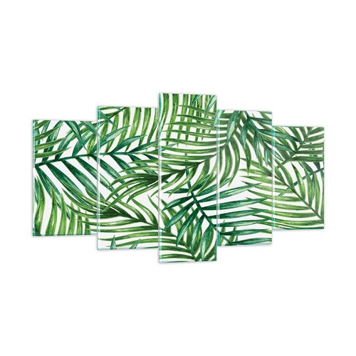Quadro vetro 160x85cm palma - su,