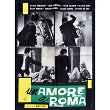 manifesto UN AMORE A ROMA Vittorio De Sica Mylène Demongeot baldwin romeo S01