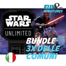 BUNDLE 3X di tutte le Comuni Ombre sulla Galassia - Star Wars Unlimited - ITA