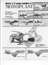 advertising Pubblicità-CARENATURE SERBATOI MOTOPLAST  1977-MOTOSPORT  EPOCA