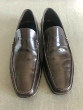 Prada originale mocassino marrone uomo tg 9-42 / man shoes